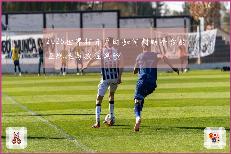 2026世界杯开户时如何判断平台的正规性与投注风险