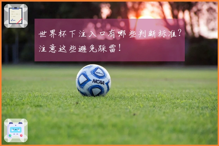 世界杯下注入口有哪些判断标准？注意这些避免踩雷！